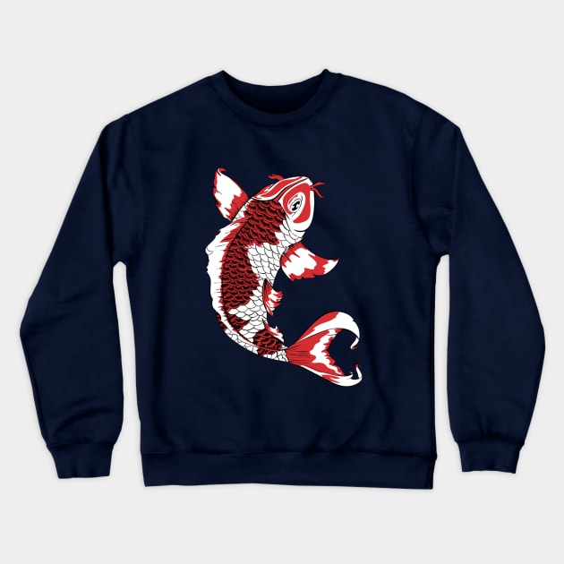 Koi Crewneck Sweatshirt by kellyoconnell